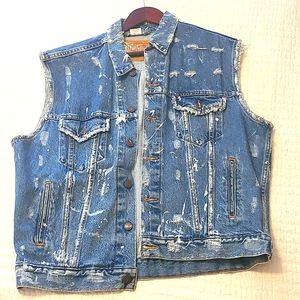 Levi  custom denim vest